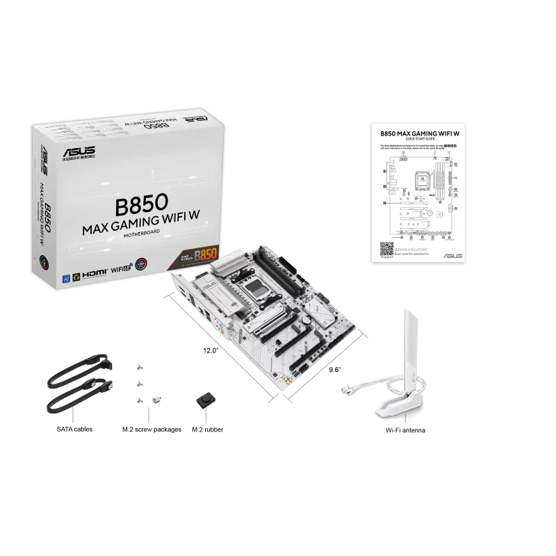 ASUS B850 MAX GAMING WIFI W AMD SOKET AM5 B850 DDR