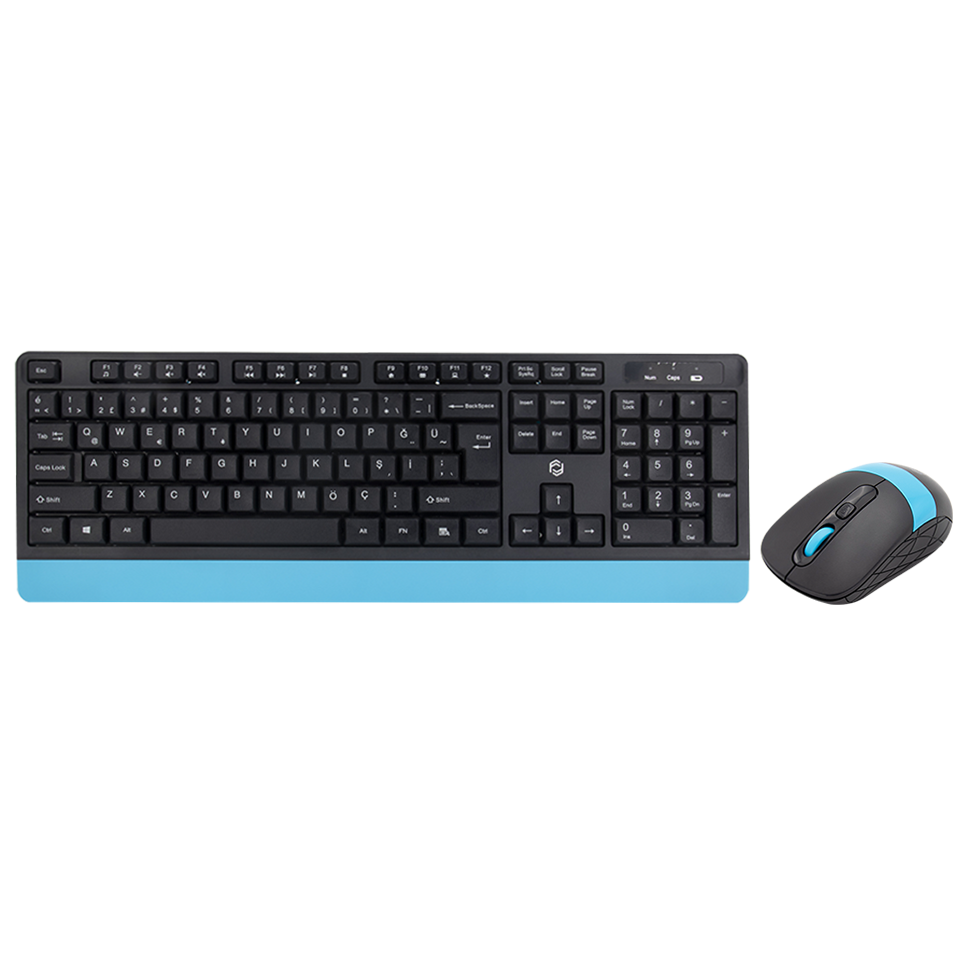 FRISBY FK-4885QU KABLOSUZ KLAVYE MOUSE SET MAVİ