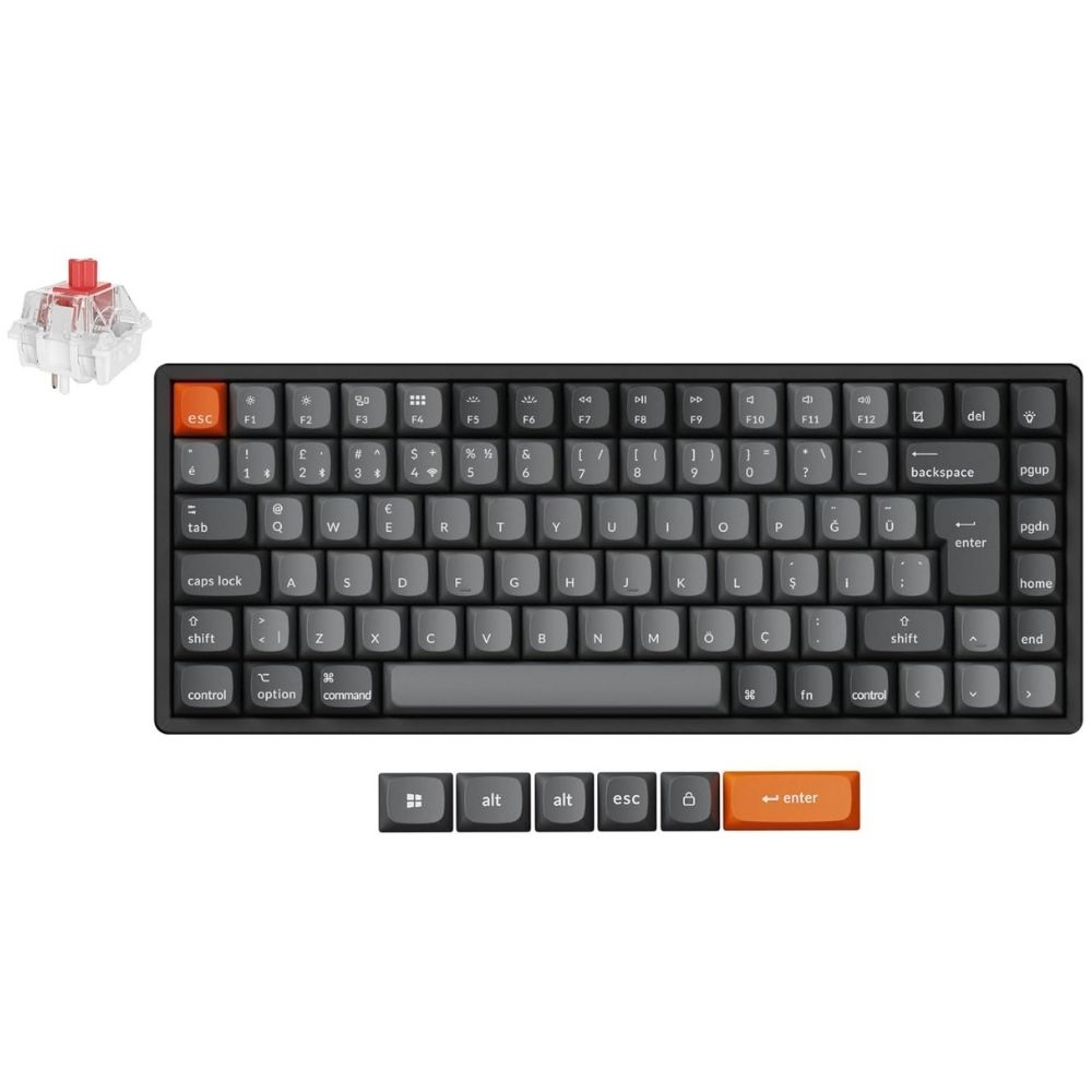 KEYCHRON K2 MAX K2M-J1-TR RED SWİTCH KLAVYE