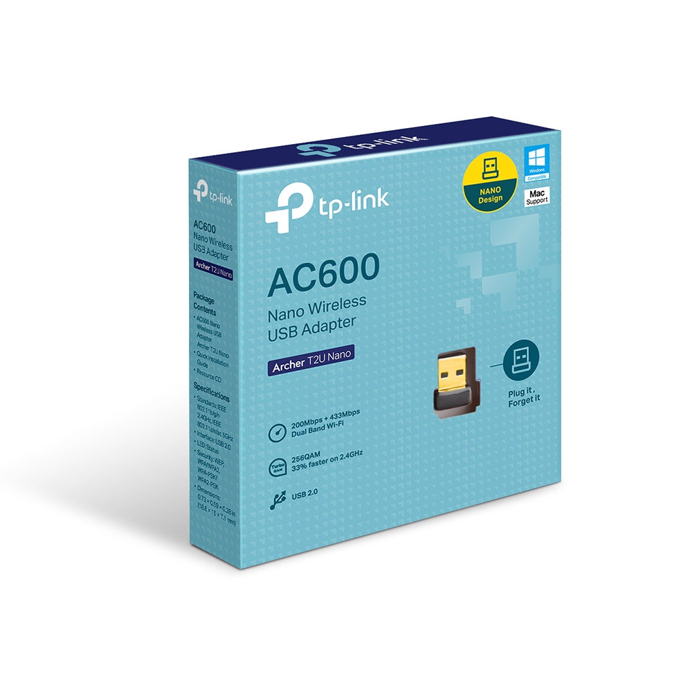 TP-LINK ARCHER T2U NANO 600MBPS NANO USB ADAPTÖR