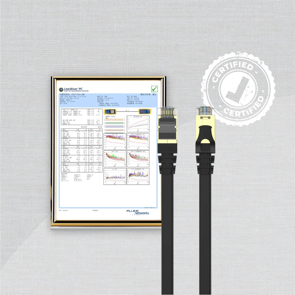 UNITEK CAT7 PATCH KABLO 15MT FLAT (C1897BK-15M)